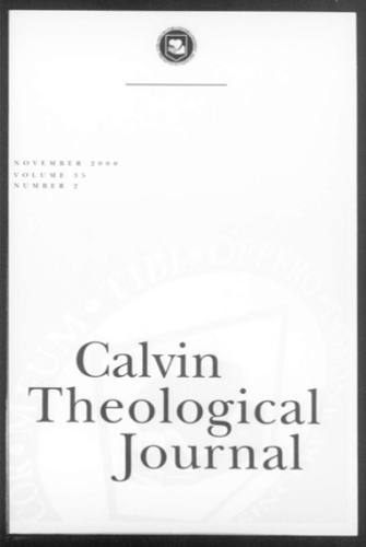 Calvin Theological Journal